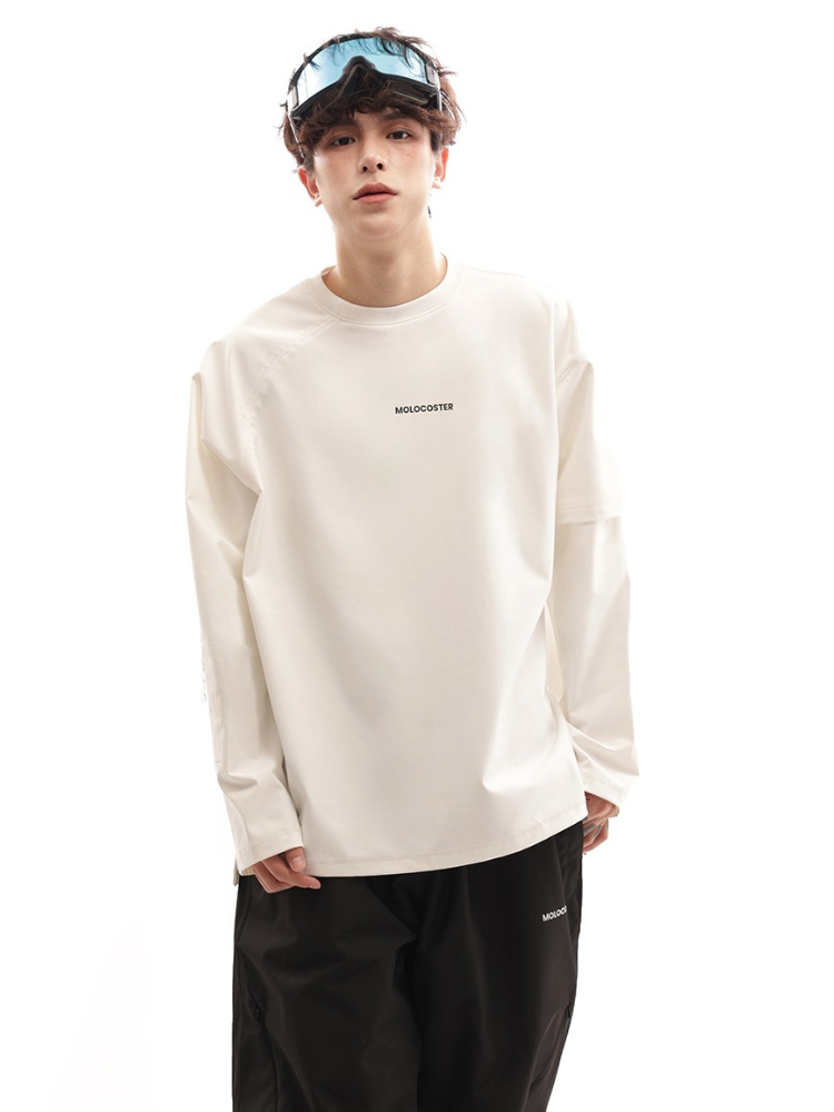 Molocoster Double Layer Sleeves Hoodie - US Only - Snowears- Hoodies & Sweaters