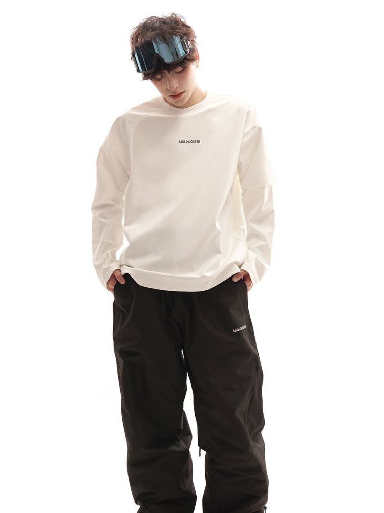 Molocoster Double Layer Sleeves Hoodie - US Only - Snowears- Hoodies & Sweaters