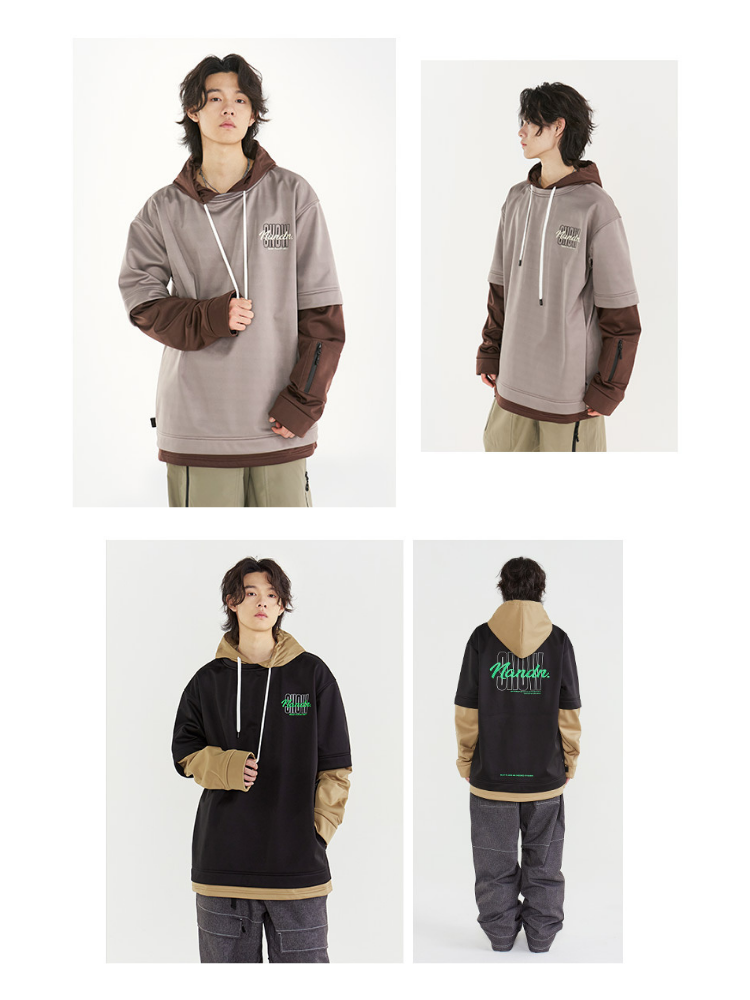 NANDN Fake Sleeves Pullover - US Only - Snowears- Hoodies & Sweaters