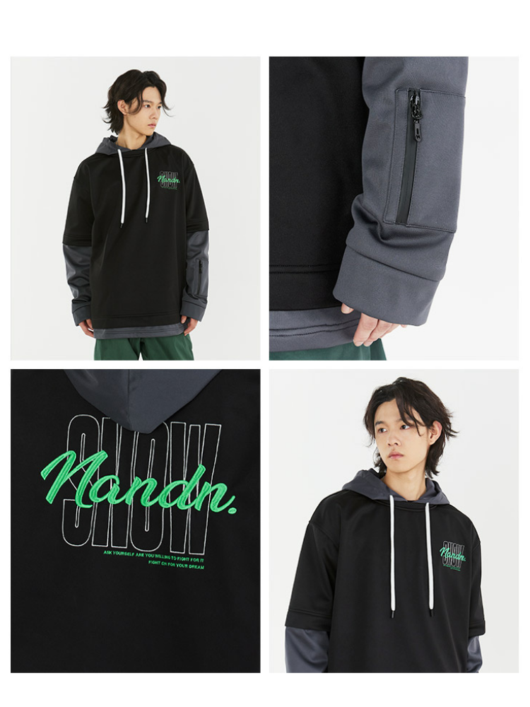 NANDN Fake Sleeves Pullover - US Only - Snowears- Hoodies & Sweaters