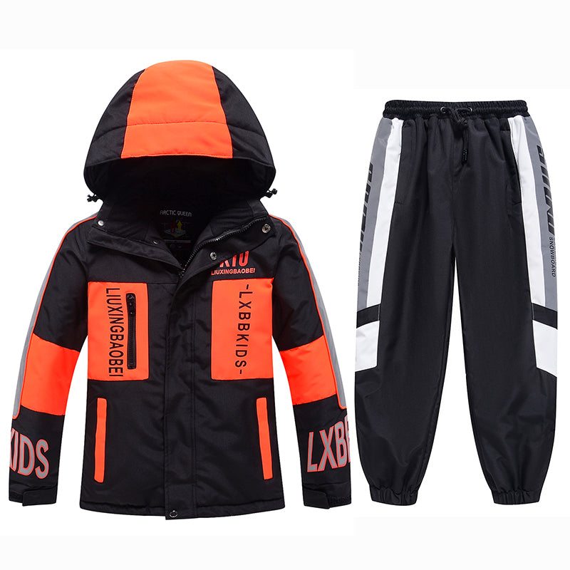 ARCTIC QUEEN Kids Reflective Extreme Ski Suit - US Only - Snowears- Kids suit