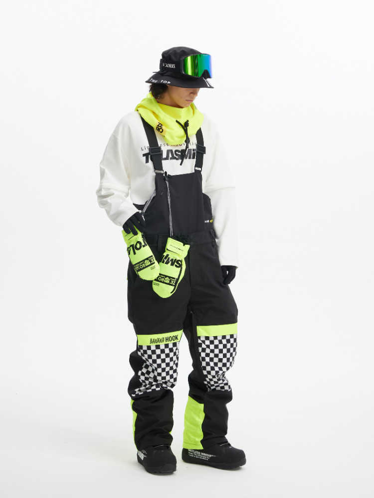 Tolasmik X Banana Hook Premium Chess Baggy Bib Pants