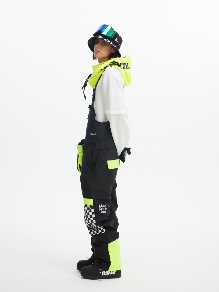 Tolasmik X Banana Hook Premium Chess Baggy Bib Pants