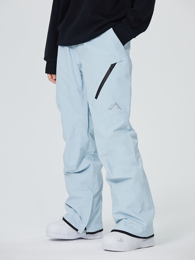 Searipe Diagonal Zipper Snow Pants - US Only - Snowears- snow pants