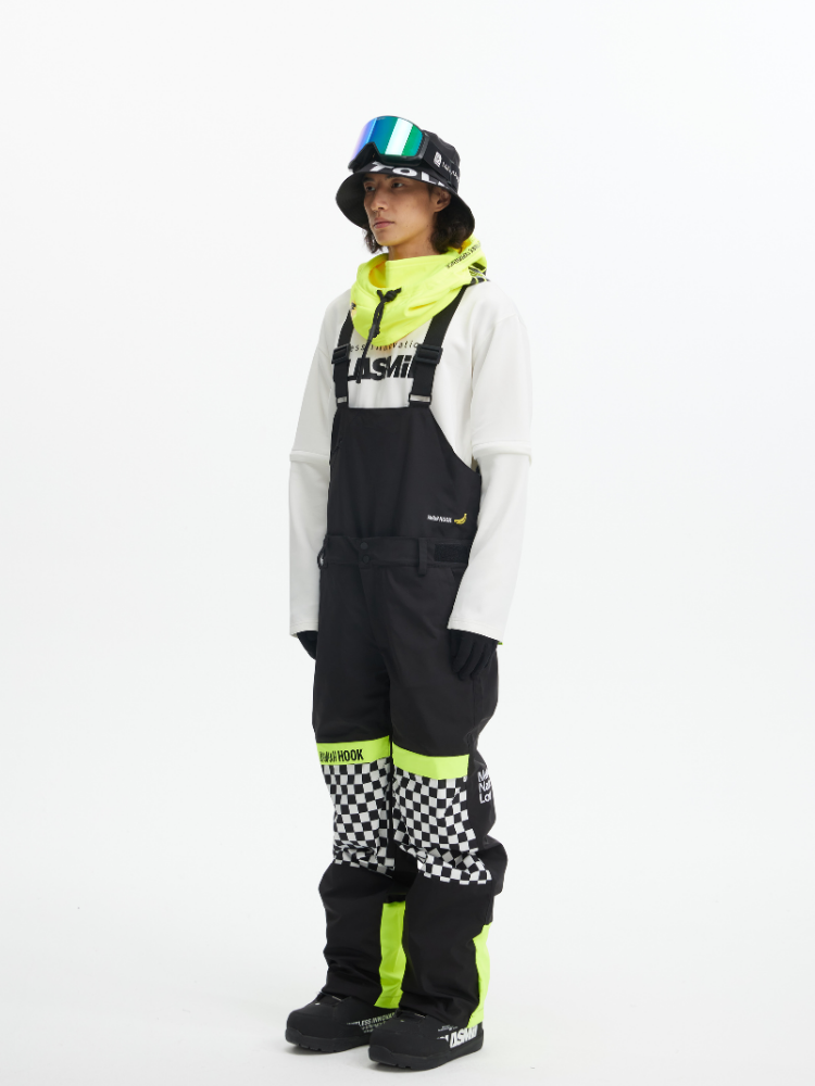 Tolasmik X Banana Hook Premium Chess Baggy Bib Pants