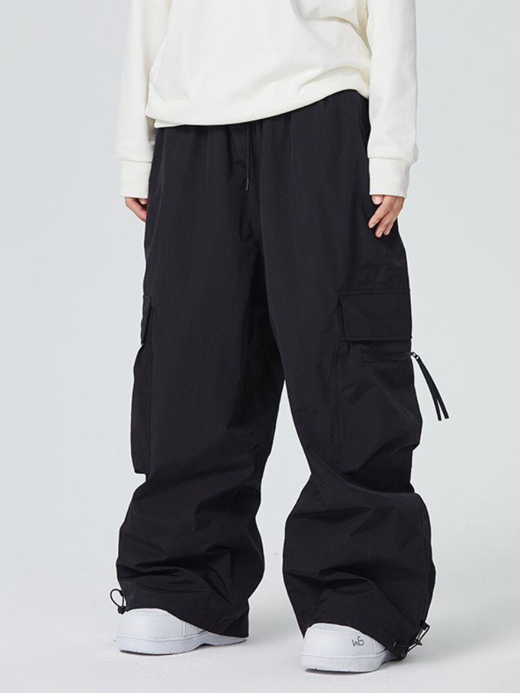 Searipe Zip Pocket Baggy Cargo Snowboard Pants
