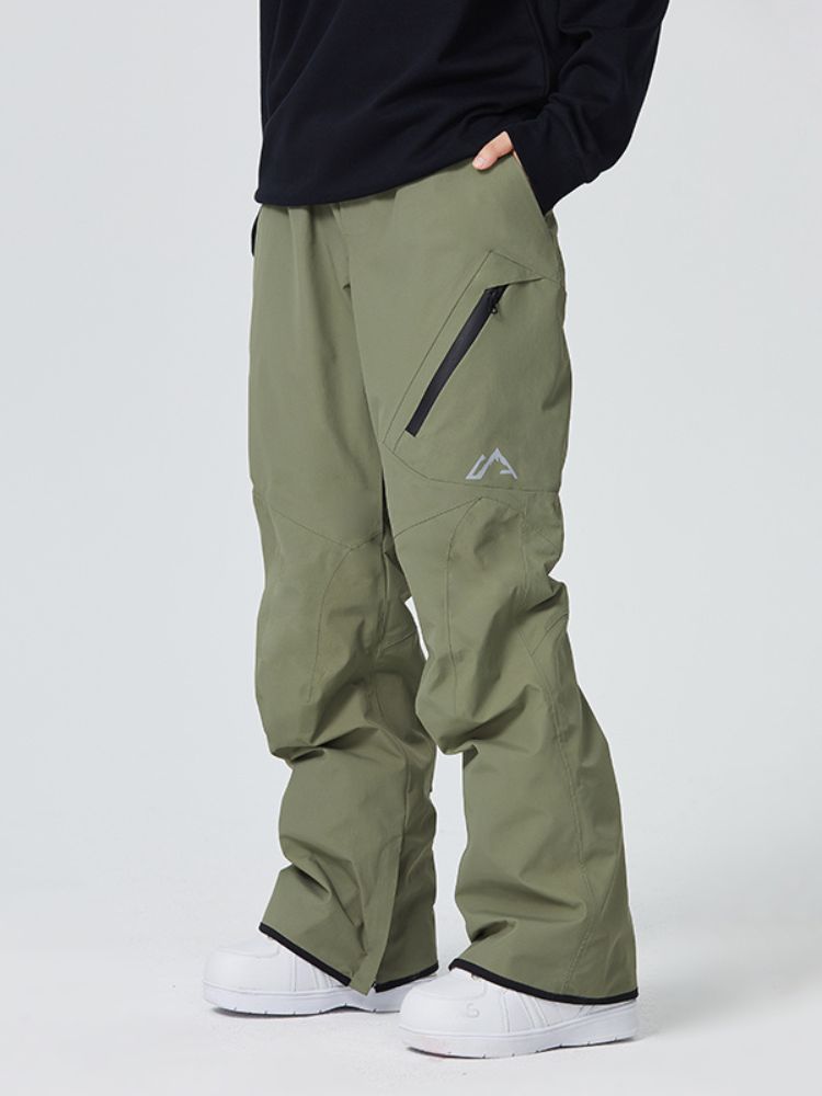 Searipe Diagonal Zipper Snow Pants - US Only - Snowears- snow pants