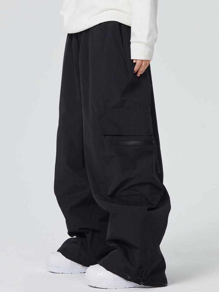 Searipe Zip Pocket Baggy Cargo Snowboard Pants