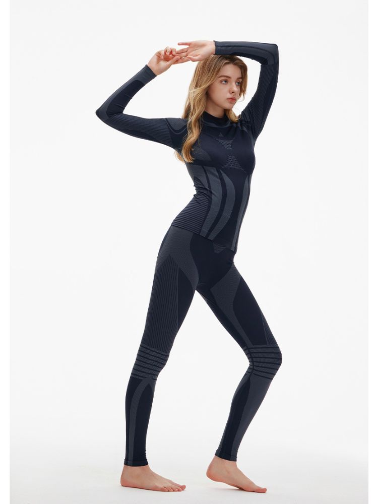 NANDN Seamless Body-Hugging Base Layer - US Only - Snowears- Ski Thermal Underwear