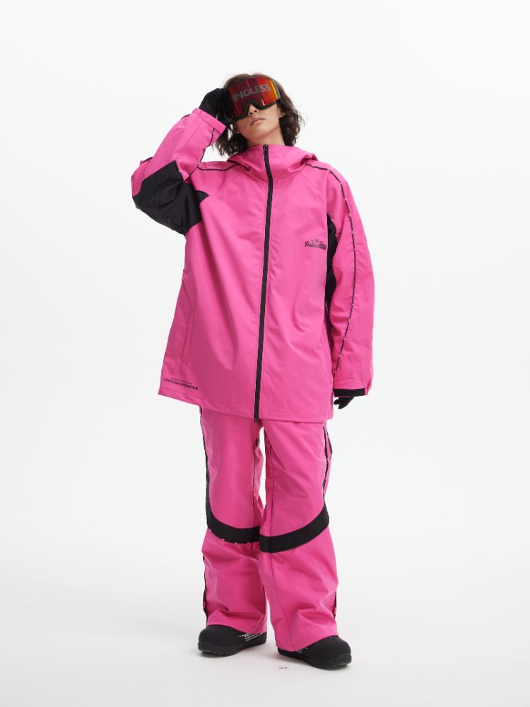 Tolasmik TK PRO+ Printed Stitching Snow Suit - Women's - Snowears- Women snow/ski suits