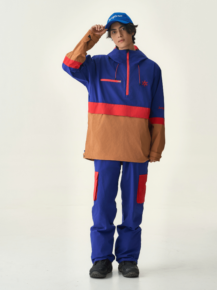 Jungfrau 3L Pullover Motion Navy Jacket - Men's - Snowears- Suits