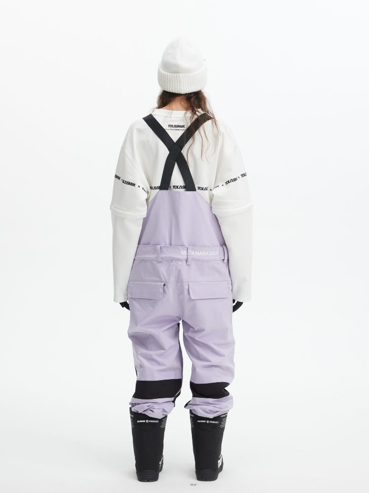 Tolasmik X Banana Hook Premium Purple Snow Bib Pants