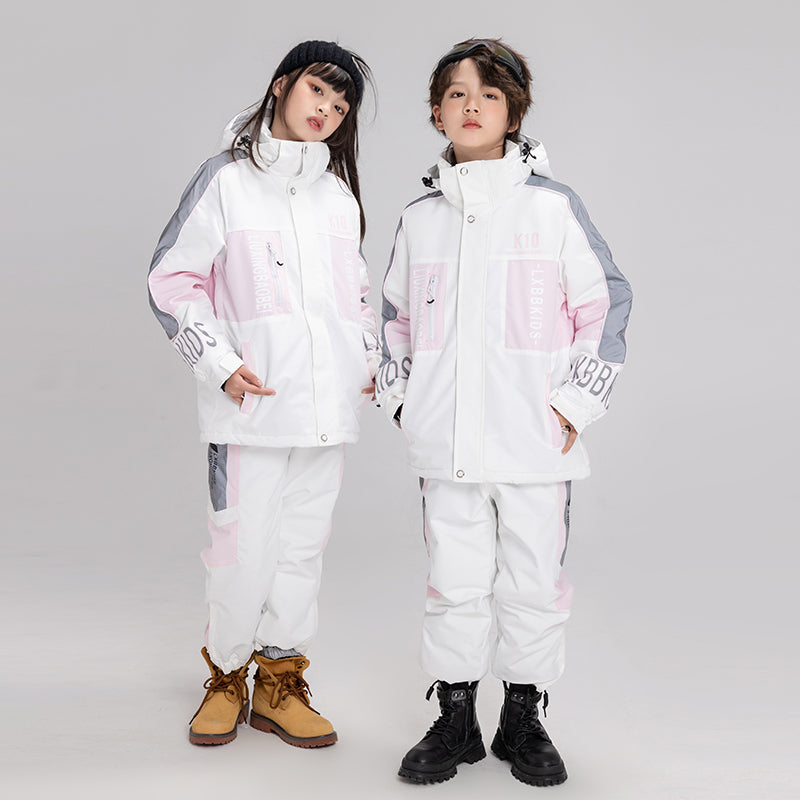 ARCTIC QUEEN Kids Reflective Extreme Ski Suit - US Only - Snowears- Kids suit