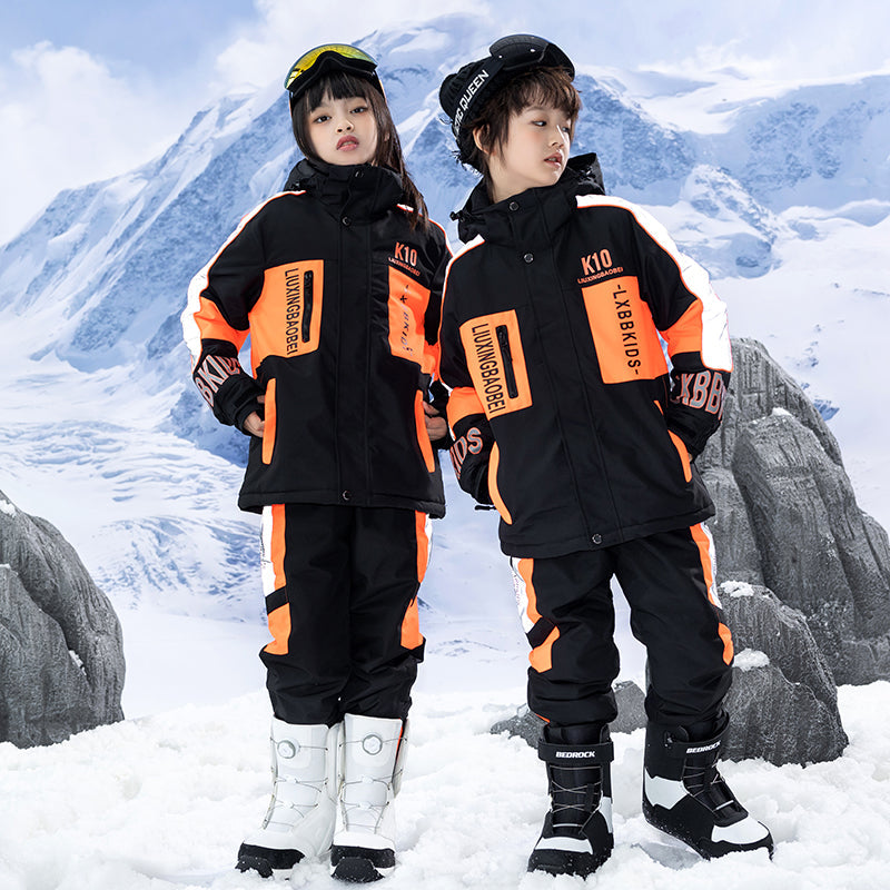 ARCTIC QUEEN Kids Reflective Extreme Ski Suit - US Only - Snowears- Kids suit