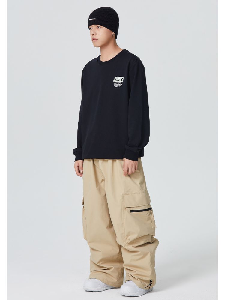 Searipe Zip Pocket Baggy Cargo Snowboard Pants