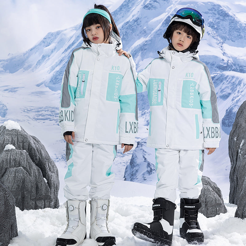 ARCTIC QUEEN Kids Reflective Extreme Ski Suit - US Only - Snowears- Kids suit