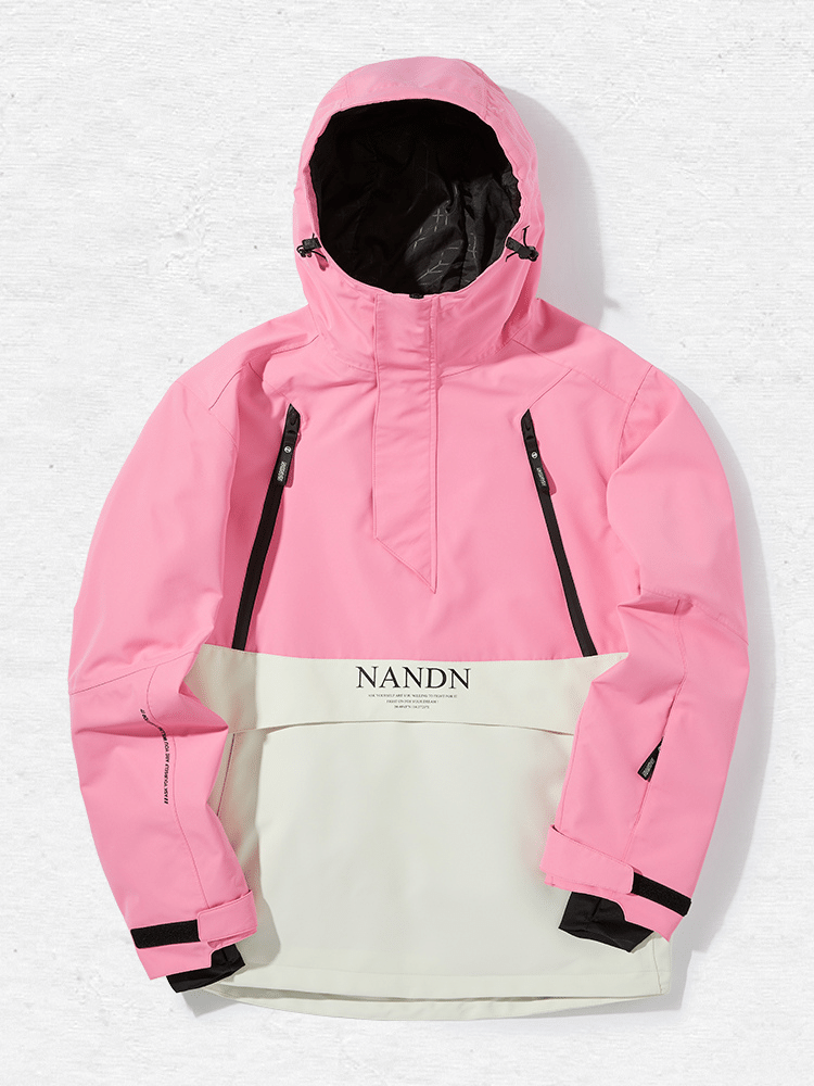 NANDN Insulated Colorblock Hood Jacket - US Only - Snowears- Jackets