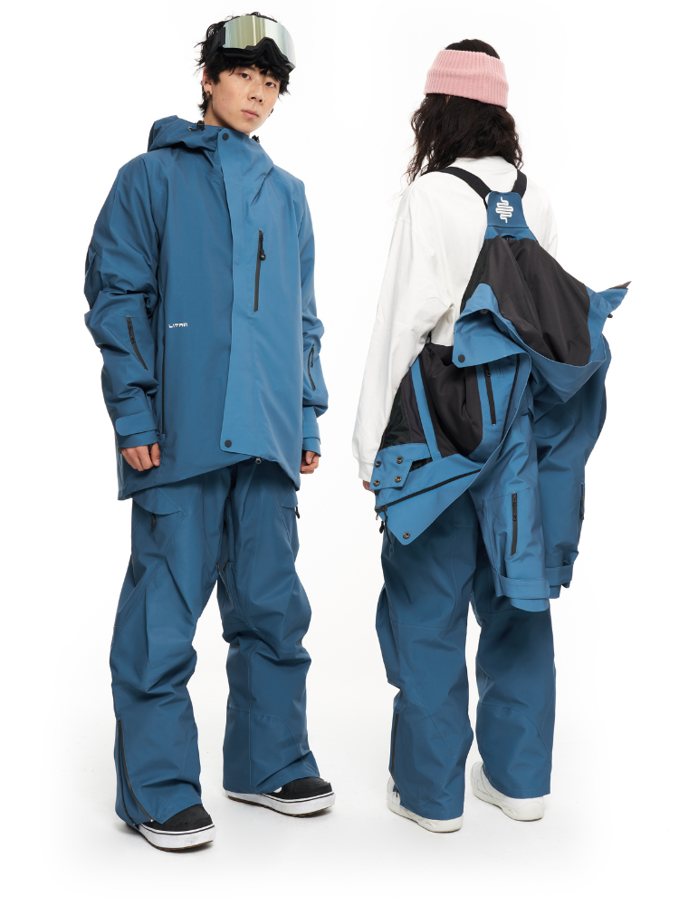 LITAN Gradient Color Mountain Snow Pants - Men's - Snowears- bib pants