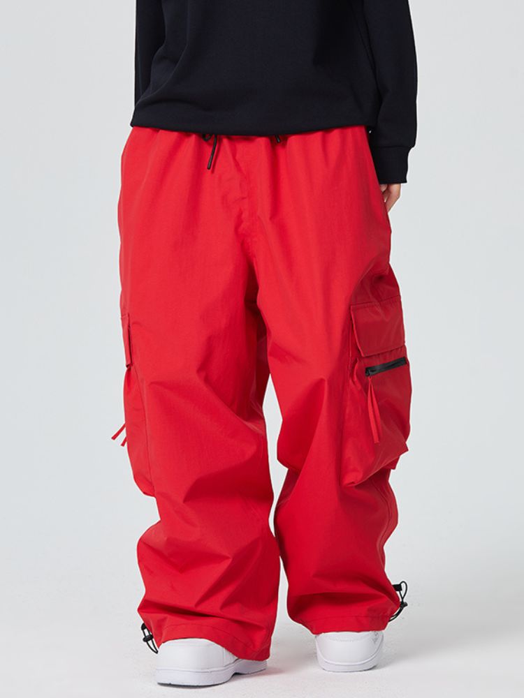Searipe Zip Pocket Baggy Cargo Snowboard Pants