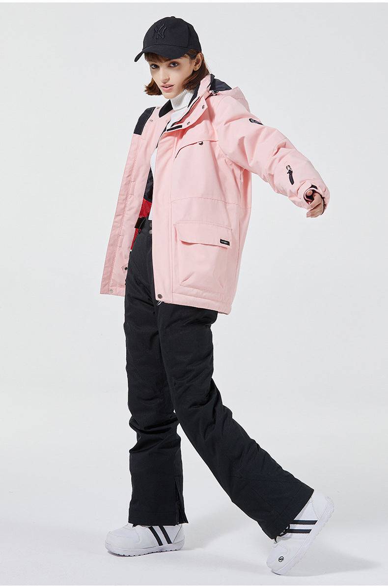 ARCTIC QUEEN Unisex Blizzard Pure Pink Ski Suit - Snowears- Suits