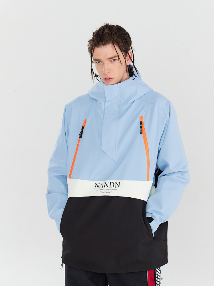 NANDN Insulated Colorblock Hood Jacket - US Only - Snowears- Jackets